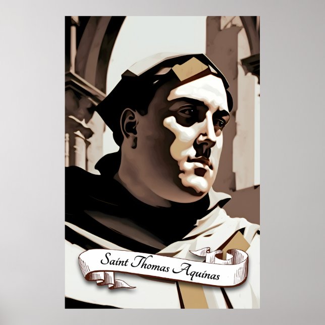 Saint Thomas Aquinas Poster (Framsidan)