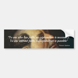Saint Thomas Aquinas Quote on Faith Bildekal