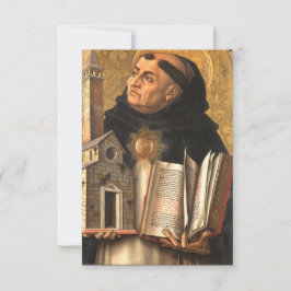 Saint Thomas Aquinas Tack Kort