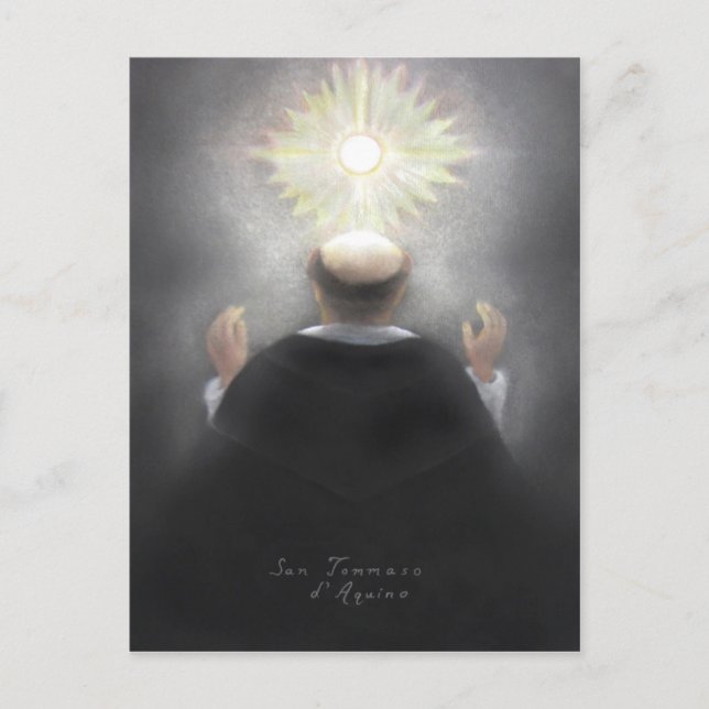 Saint Thomas Aquinas Vykort (Framsida)