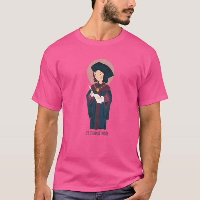 Saint Thomas Herr mer utopisk katolik T Shirt (Framsida)