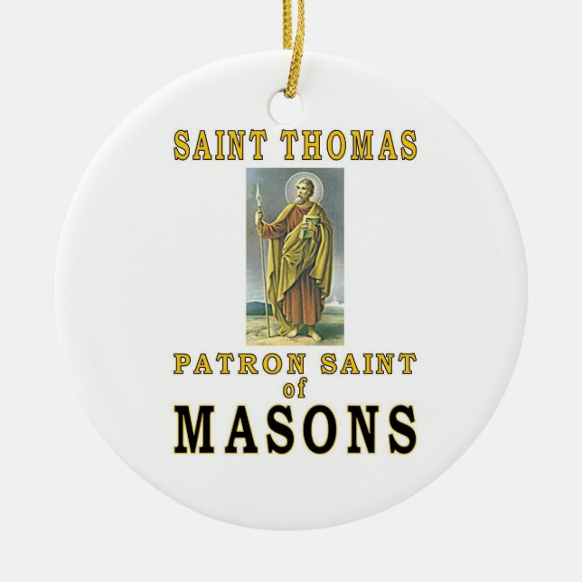 SAINT THOMAS JULGRANSPRYDNAD KERAMIK (Framsidan)