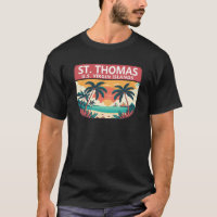 Saint Thomas U.S. Virgin Islands Retro Emblem