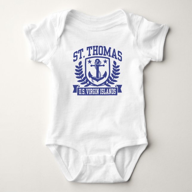 Saint Thomas U.S. Virgin Islands Tee (Framsida)