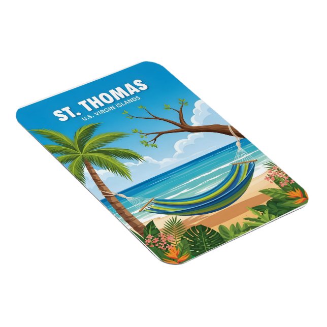 Saint Thomas us junggin-öarna Magnet (Högersidan)