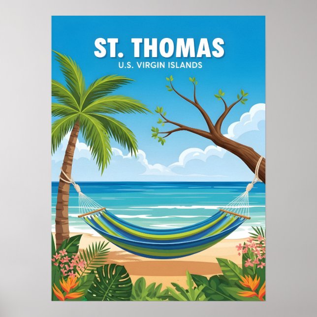 Saint Thomas us junggin-öarna Poster (Framsidan)