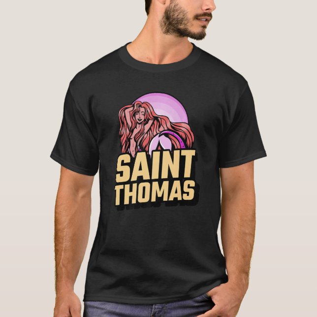Saint Thomas US Virgin Islands Premium T Shirt (Framsida)