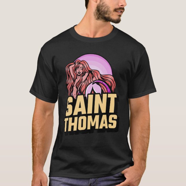 Saint Thomas US Virgin Islands T Shirt (Framsida)