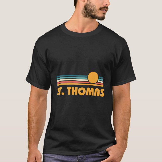 Saint Thomas Us Virgin Islands T Shirt (Framsida)
