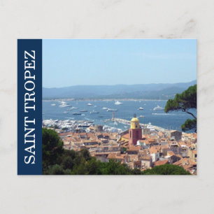 saint tropez blue vykort