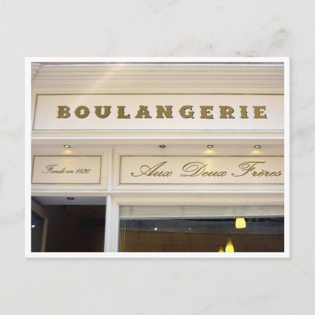 saint tropez boulangerie vykort (Framsida)