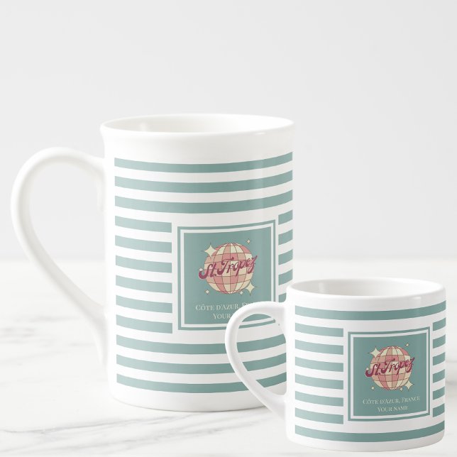 Saint Tropez Frankrike espresso-kaffe mugg Espressomugg (Skapare uppladdad)