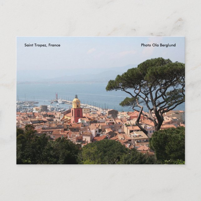 Saint Tropez, Frankrike, Photo Ola ... Vykort (Framsida)