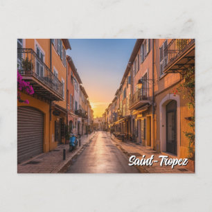 Saint-Tropez Frankrike Travel-vykort Vykort