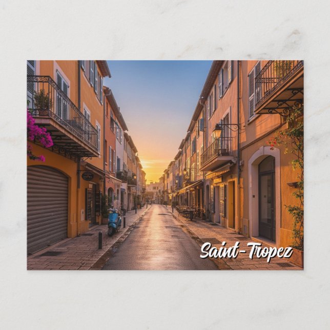 Saint-Tropez Frankrike Travel-vykort Vykort (Framsida)