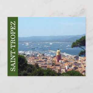 saint tropez-grönt vykort