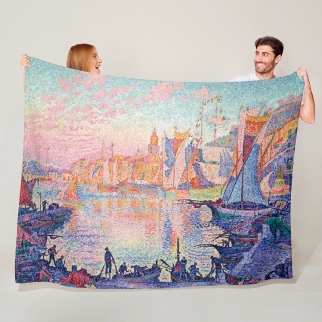 Saint-Tropez hamn, Signac Fleecefilt (På plats)