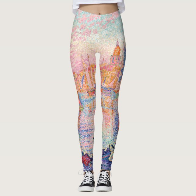 Saint-Tropez hamn, Signac Leggings (Framsida)