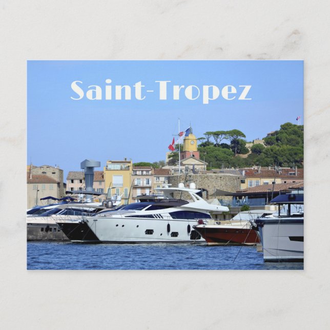 Saint-Tropez Vykort (Framsida)