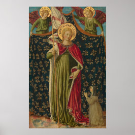 Saint Ursula - Benozzo Gozzoli Fine Art Poster