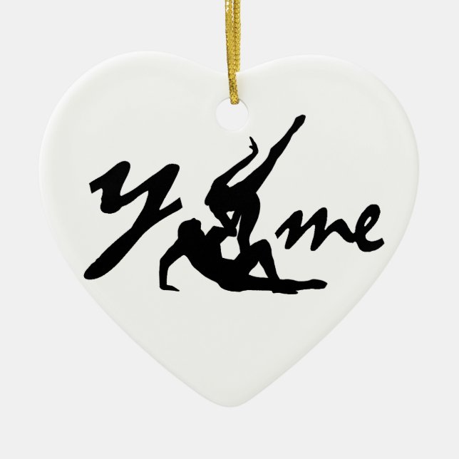 saint valentin, du och jag julgransprydnad keramik (Framsidan)