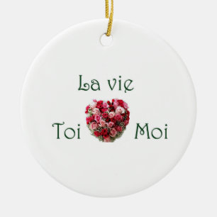 Saint Valentin Ornement V Julgransprydnad Keramik