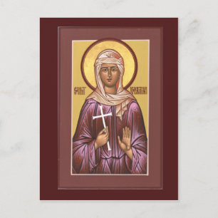 Saint Valentina Prayer Card Vykort