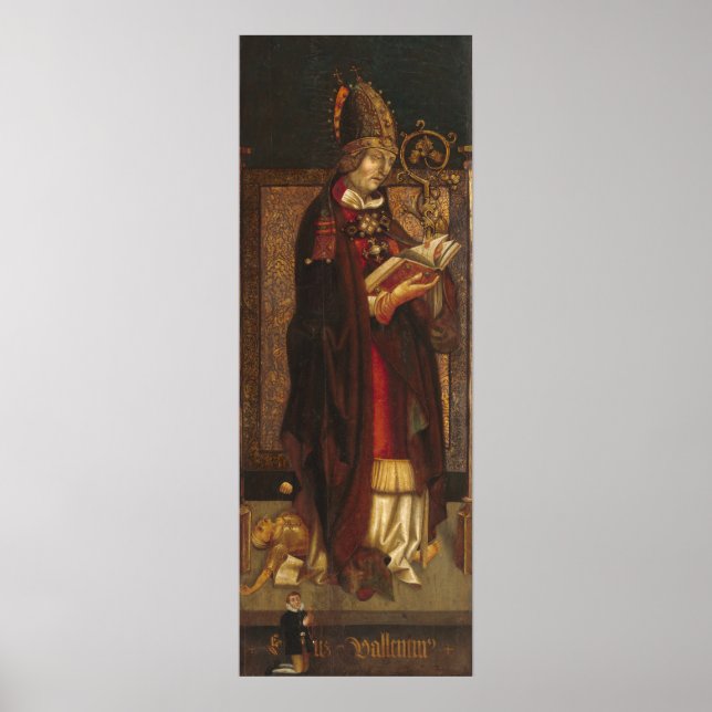 Saint Valentine - Tyrolean German Fine Art Poster (Framsidan)