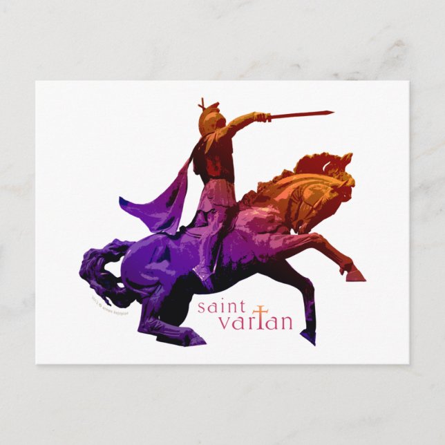 Saint Vartan Vykort (Framsida)