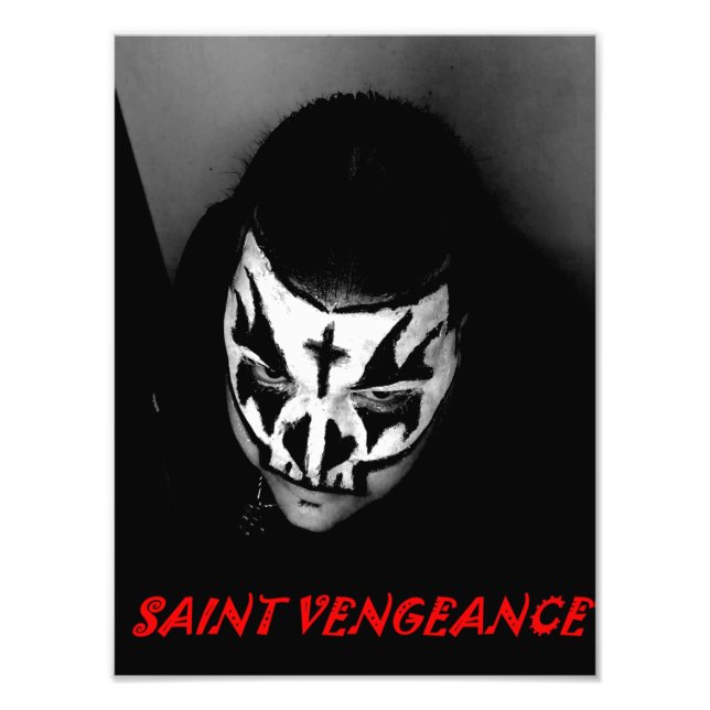 SAINT VENGEANCE FOTOTRYCK (Framsidan)