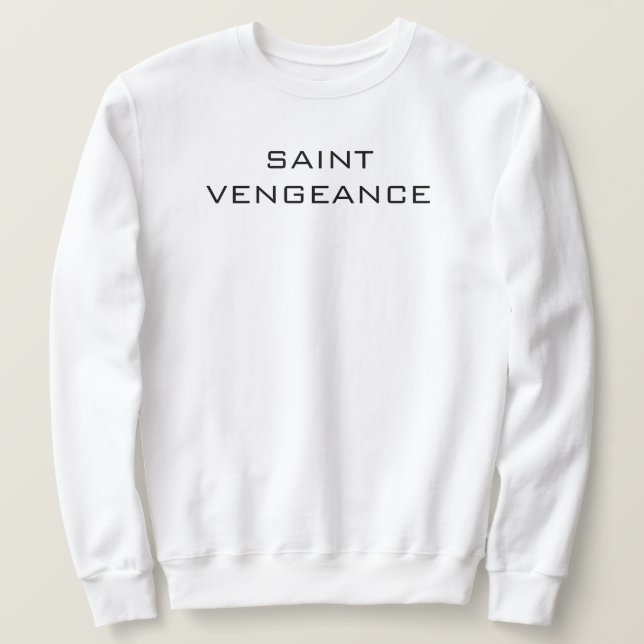 SAINT VENGEANCE  LÅNG ÄRMAD TRÖJA (Design framsida)