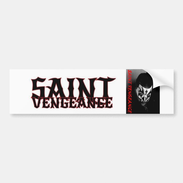 SAINT VENGEANCE STICKER BILDEKAL (Framsidan)