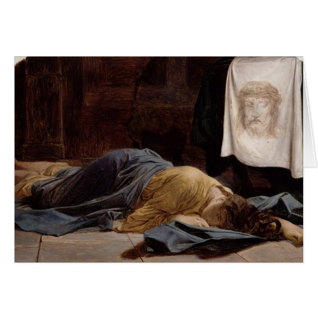 Saint Veronica Hälsningskort (Framsidan Horizontal)