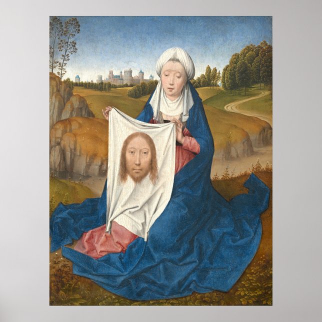 Saint Veronica - Hans Memling Fine Art Poster (Framsidan)