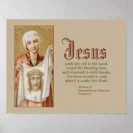 Saint Veronica i Jerusalem (JM 60) Poster