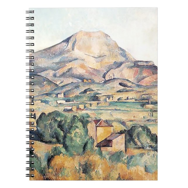 Saint-Victoire Barnes Mountain Paul Cezanne Anteckningsbok (Framsidan)