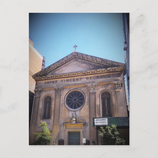 Saint Vincent De Paul - i övergivande tillstånd Vykort (Framsida)