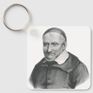 Saint Vincent de Paul Mild Herceghet konst Nyckelring