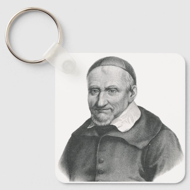 Saint Vincent de Paul Mild Herceghet konst Nyckelring (Framsida)