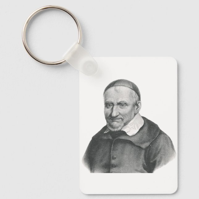 Saint Vincent de Paul Mild Herceghet konst Nyckelring (Framsida)