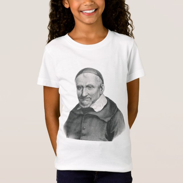 Saint Vincent de Paul Mild Herceghet konst T Shirt (Framsida)