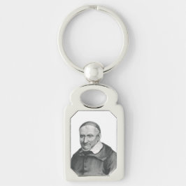 Saint Vincent de Paul Rektangulärt Silverfärgad Nyckelring