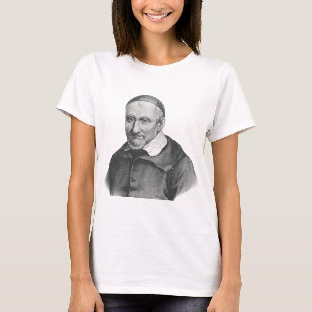 Saint Vincent de Paul T Shirt (Framsida)