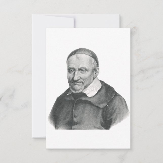 Saint Vincent de Paul Tack Kort (Framsida)