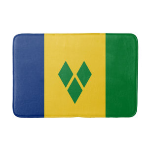 Saint Vincent Flagga Badrumsmatta
