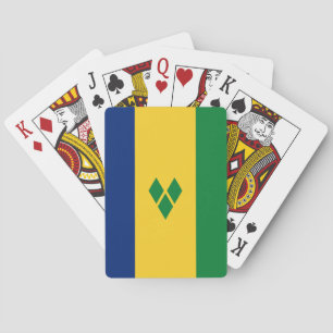 Saint Vincent-flagga Casinokort