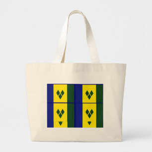 Saint vincent flagga jumbo tygkasse