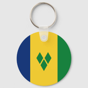 Saint Vincent Flagga Nyckelring