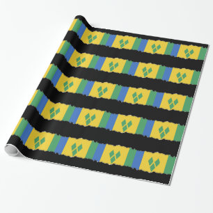 Saint Vincent-Flagga Presentpapper