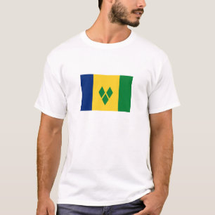 Saint Vincent-flagga T Shirt